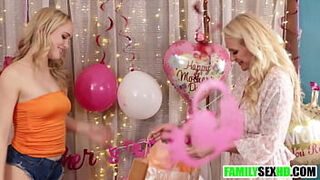 Blonde Milf Gets Special Step Mother's Day Gift