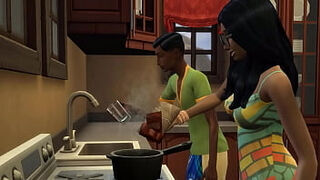 Indian Step Son Fucks Desi Mom After He Masturbated Watching Porn Videos In The Same Room