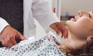 Buxom Asian Milf Doctor Dana Vespoli Can't Resist The Temptation To Try Liz Jordan's Young Pussy