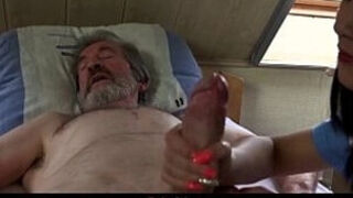 Teen Nurse Lady Dee Fuck Treatment For Sick Old Patient