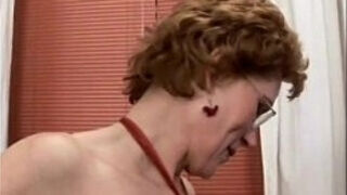 Grandmother Fucks Y&period; Man In The Office