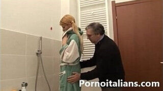 I&period; Italian   Italiano Padre Lecca Le Tette Alla Figlia - Teen Tits Italian