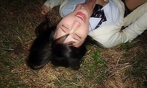 [aoz-308z] Stalking Shame To Target A Big Tits Sch**lgirl On Her Way Home At Night Scene 5
