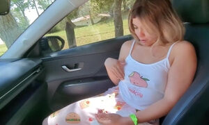 Giving A Feisty Latina A Ride Ends With Her Riding Cock In The Backseat