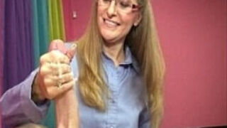 Horny Blonde Milf Loves This Young Cock