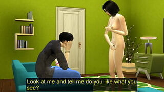 Asian Step-mom Shows Step-son Her Body And Helps Him Have Sex After Long Time Of Coronavirus Pandemic - Japanese Stepmom And Stepson