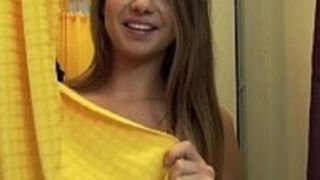 Natural Busty Ababe Banged In Public Change Room