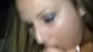 Hot Wife Takes A Mouthful Of Cum While Filmed On An Iphone