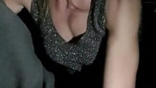 Hot Car-sex&period; Beautiful MILF Gets Wild Behind The Wheel