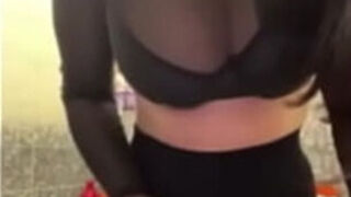 Stepmom Shows Big Boobs In The Bathroom