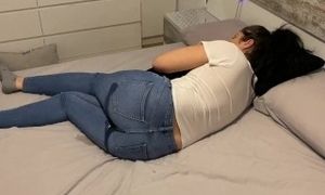 amateur , brunette , fetish , jeans , latina , long hair , milf , panties , pegging , pissing , reality , solo , tattoo , tight , wet , 