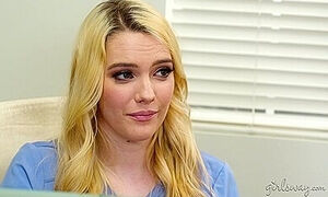 Busty Doctor Fucks A Young Nurse From Reception