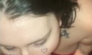 amateur , blowjob , milf , piercing , tattoo , 