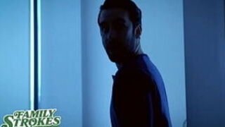 Stepson Is Perving On Hot Busty Stepmom