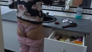 You Can't Fuck Me But Cum In My Hairy Pussy And Then I'll Blow You&comma; Stepmom Moans