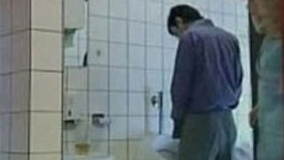 German Mature Woman Fucked In Public Toilet