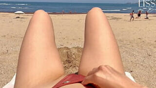 Stranger Fills My Mouth On Public Beach