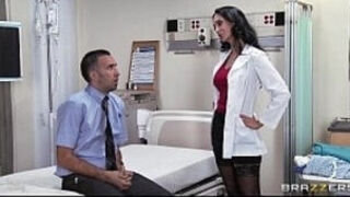 Big-tit Brunette Slut Doctor Ava Addams Rides Patient's Dick Anal