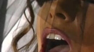 Masturbating In A Corset And Sheer Stockings