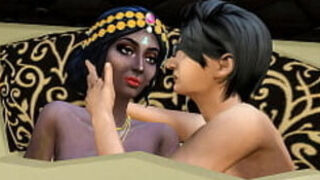 Indian Step-mom Share Bed With Step Son In The Hotel Room Because There Was No Other Free One - Desi Mature Aunty