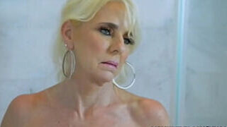 Caught Spying Grandma In The Shower