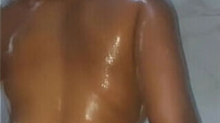 Katy Katie Stepmother Takes A Hot Long Shower&comma; Booty So Soft It Jiggles