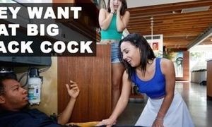 Bangbros - Brazilian Bitches Hanker The Plumber's Phat Dark-hued Chisel