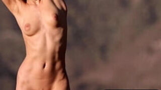 Petite Latvian Cougar And Big Tits Slender Blonde Milf Get Naked