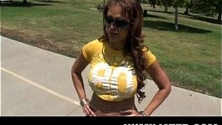 Jogging Milf Monique Fucked&excl;