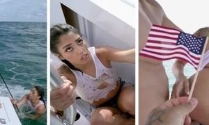 Cuban Ultra-cutie, Vanessa Sky, Gets Rescued At River By Jmac