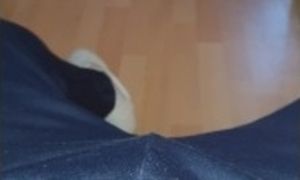 Slutty Step Mom Pulled Down Step Son Pants Sucking Cock Until His Cum Explodes In Her Mouth