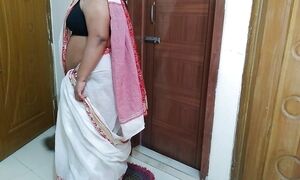 Desi 55 Year Old Tamil Priya Aunty Fucked By Neighbor While Sweeping House - Hindi Clear Audio