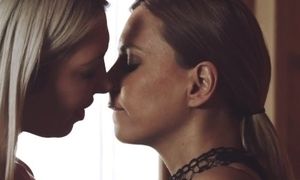 'horny Lesbians In Sexy Lingerie Lick Each Others Pussies'