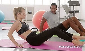 Mary Kalisy - Interracial Fuck In The Gym