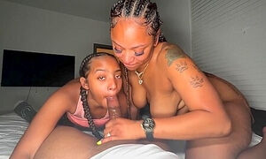 Ebony Threesome With Bbc