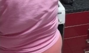 Sexy Step Mom Loves To Fuck In The Kitchen With Step Son