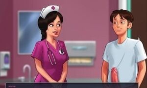 Summertime Saga - Slutty Nurse Sucks A Huge Cock And An Old Woman Gets Fucked (hospital Staff)