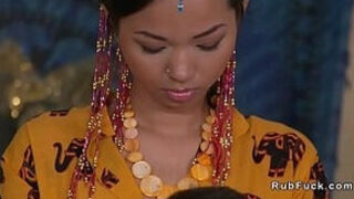 Asian Yoga Teacher Licked And Fucked