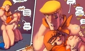 Fred Se Folla A Velma La Tetona En Un Comic Porno
