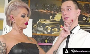 Sexy Kinky Grandma Knows How To Increase Pleasure With Her Man Toy