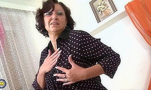 Horny Older Lady Playing With Herself With Bela