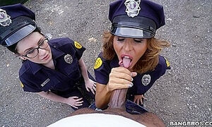 Two Sexy Officers Found Big Black Cock