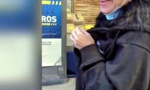 'another Blowjob In Public Store With A Facial And Cum Walk!!'
