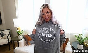 Busty Milf Sucks Her Stepsons Dick For A Job Referral - Bambi Blitz
