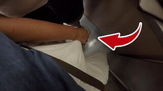 Unknown Blonde Milf With Big Tits Started Touching My Dick In Subway &excl; That's Called Clothed Sex&quest;