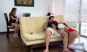 Cheater's Creampie: Cum For Girlfriend And Mother-in-law