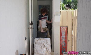 Curvy Busty Milf Mona Azar Couldn't Resist Her Desire To Try Her Stepson's Bwc During Their Vacation