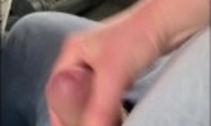 Almost Got Caught Jerking Off Husband's Cock On The Bus... But He Still Cum